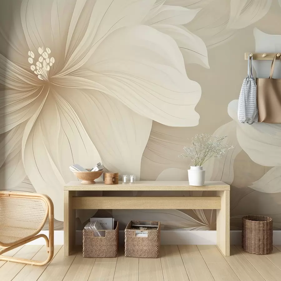 wall murals Fantasy flowers w04989