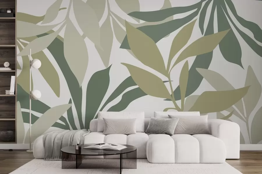 wall murals Abstract foliage w05136v1
