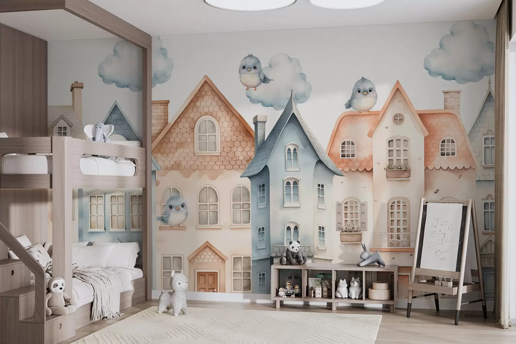 wall murals Houses w05140