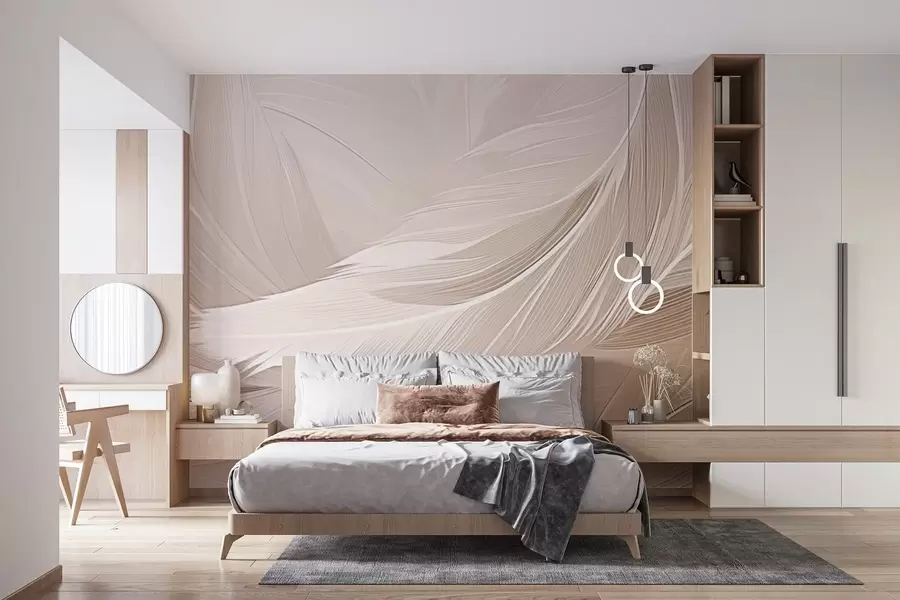 wall murals Feathers w05104