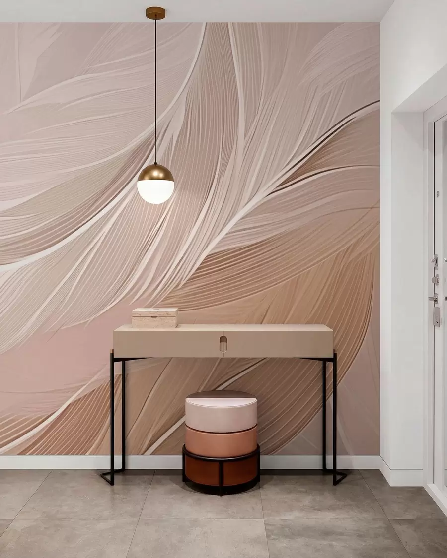 wall murals Feathers w05104