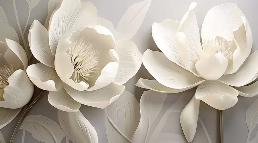 wall murals Fantasy flowers w05105