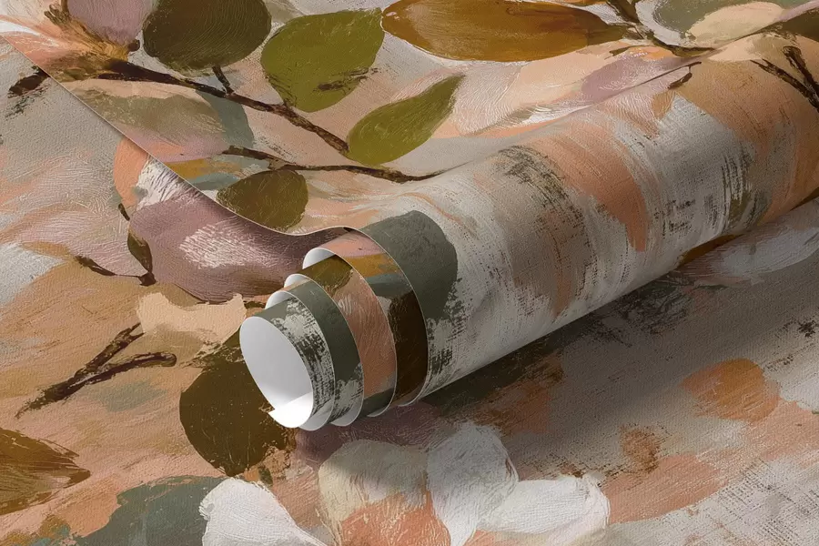 wall murals Floral Brushstrokes a00968