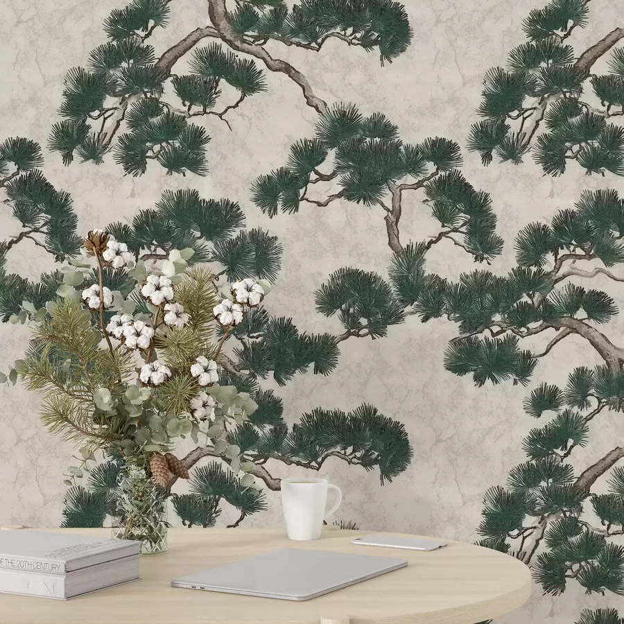 wall murals Pine Branches a00972
