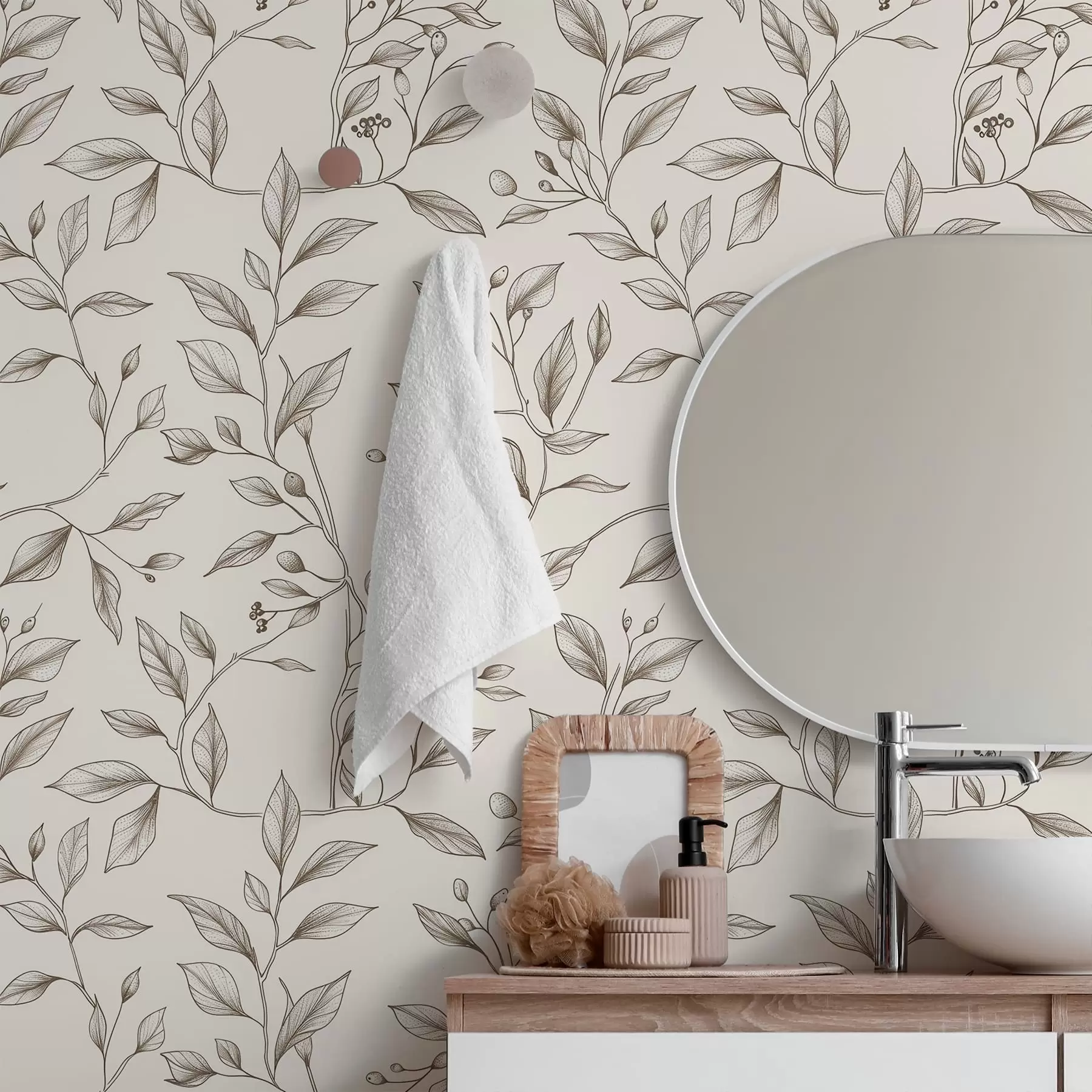 wall murals Delicate Branches a01147