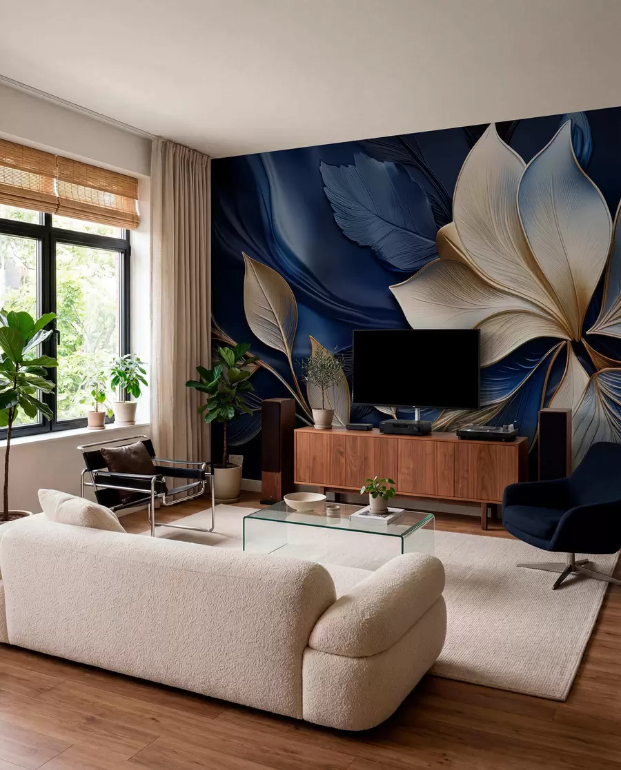wall murals Blue harmony w05012