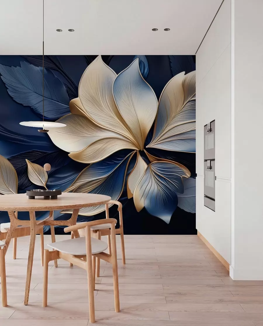 wall murals Blue harmony w05012