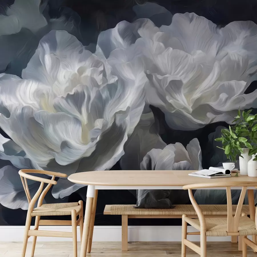 wall murals Luxurious petals w05039