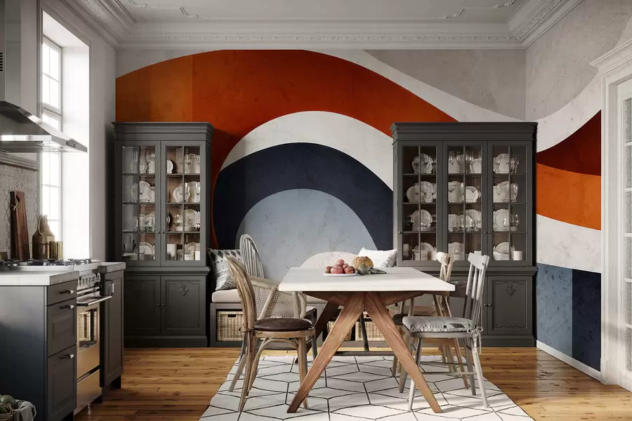 wall murals Geometric space w05169