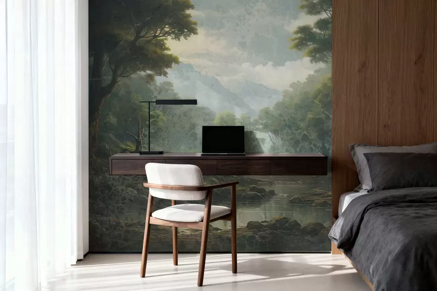 wall murals Forest silence w05171
