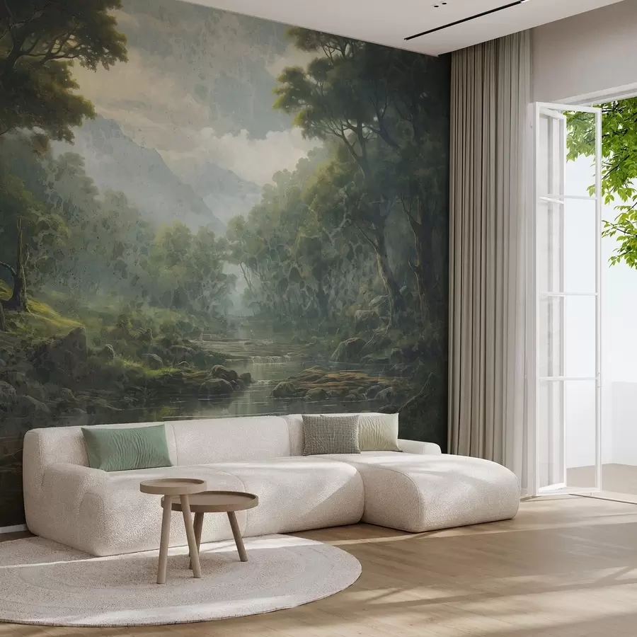 wall murals Forest silence w05171