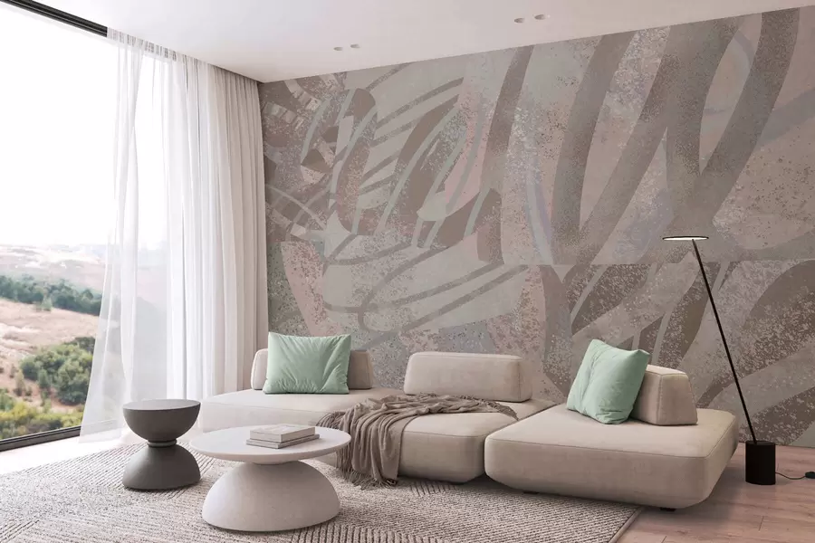 wall murals contemporary abstract art w05068