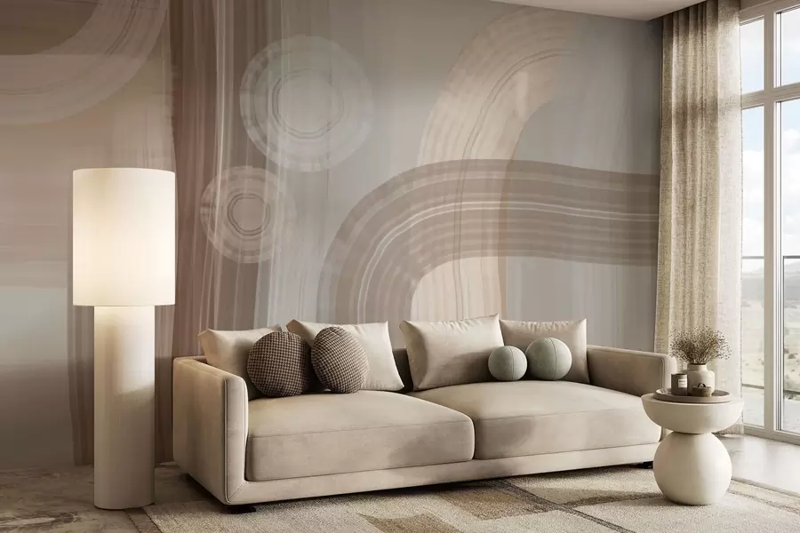wall murals modern abstraction broad brush strokes w04876
