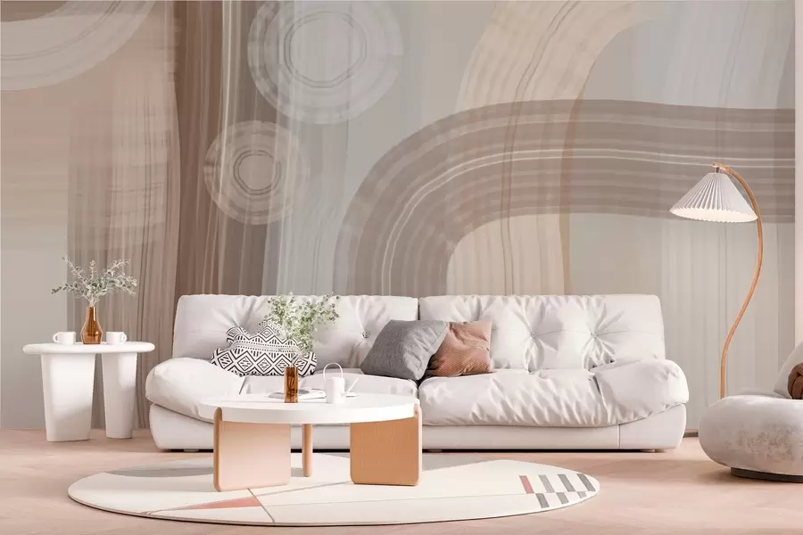 wall murals modern abstraction broad brush strokes w04876