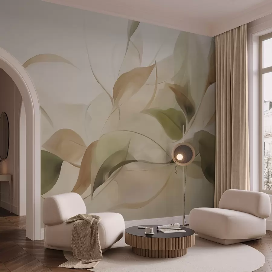 wall murals Abstract foliage w05207