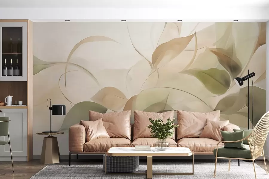 wall murals Abstract foliage w05207