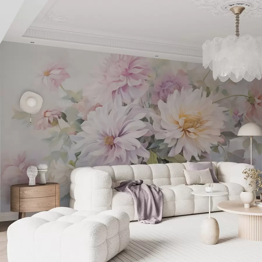 wall murals Delicate flowers w05026