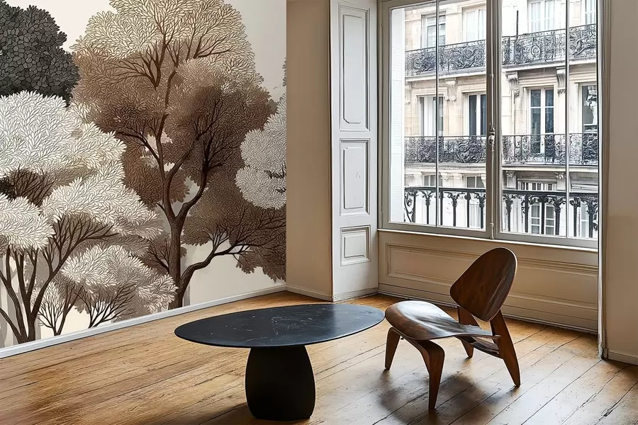 wall murals Deciduous forest w05198