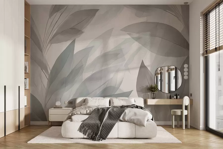 wall murals Abstract leaves w05217