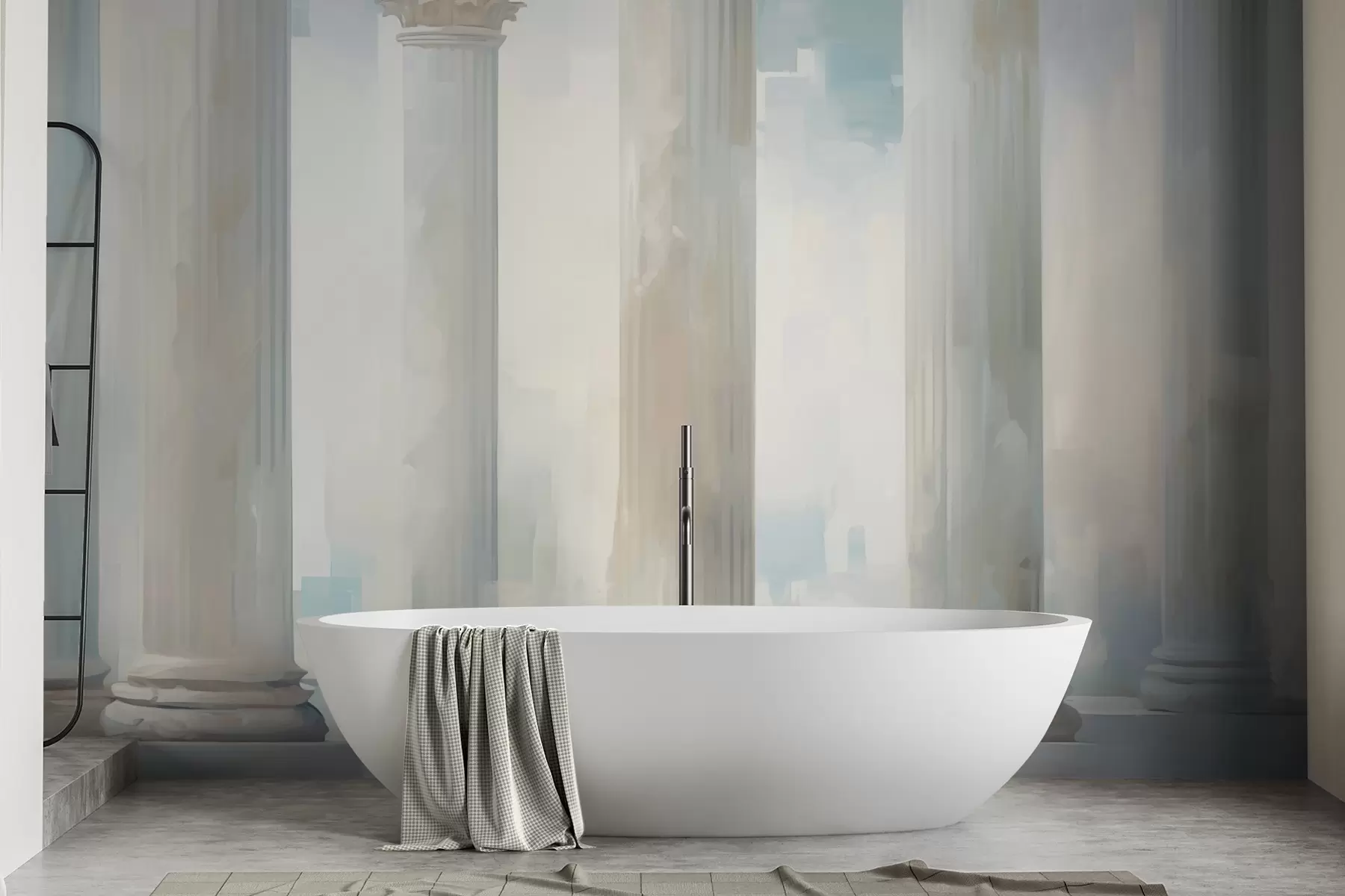 wall murals Columns imitation of painting w05228