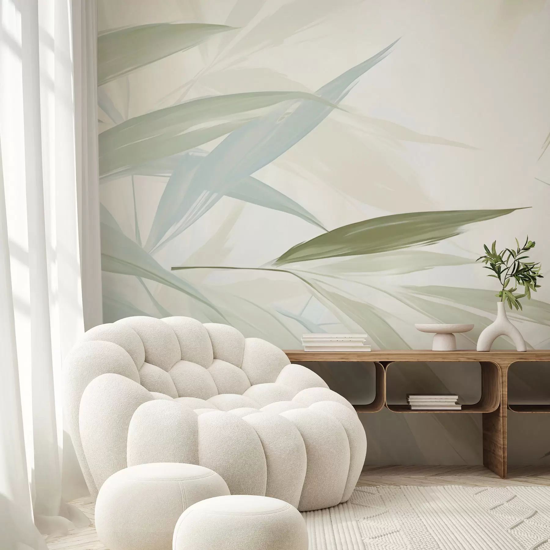 wall murals Long foliage w05229