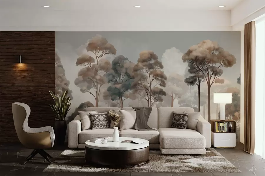 wall murals Deciduous forest w05195