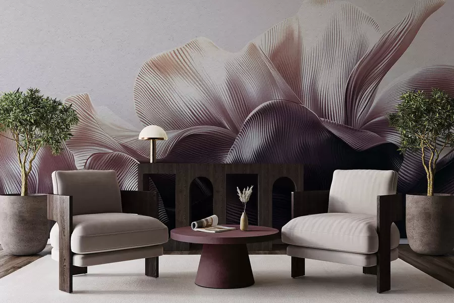 wall murals Volumetric petals w05242v1