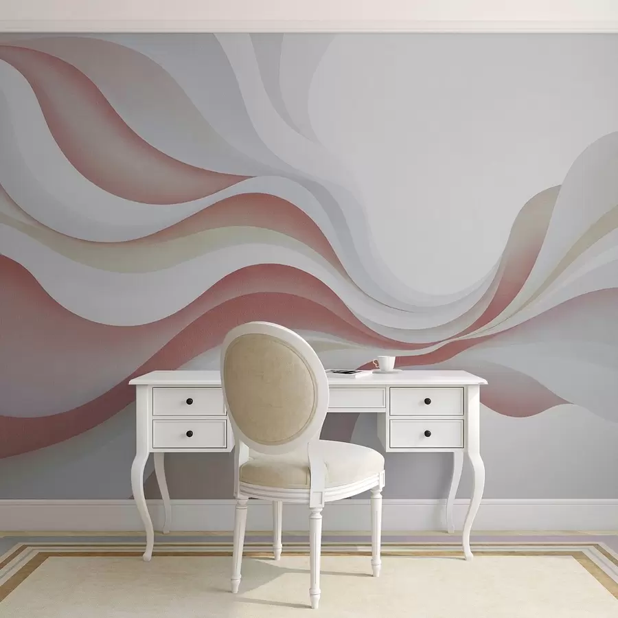 wall murals Smooth elegant waves w05245