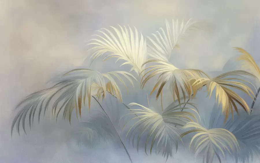 wall murals Elegant leaves w05255