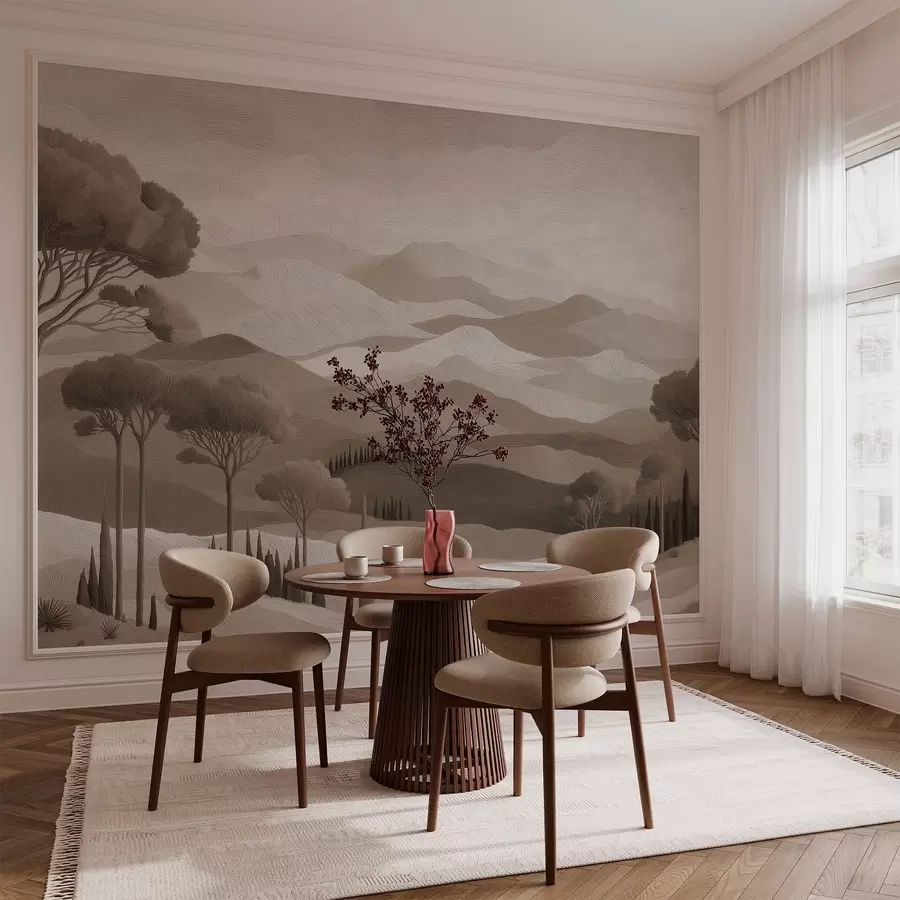 wall murals Landscape in oil paint style w05258v1