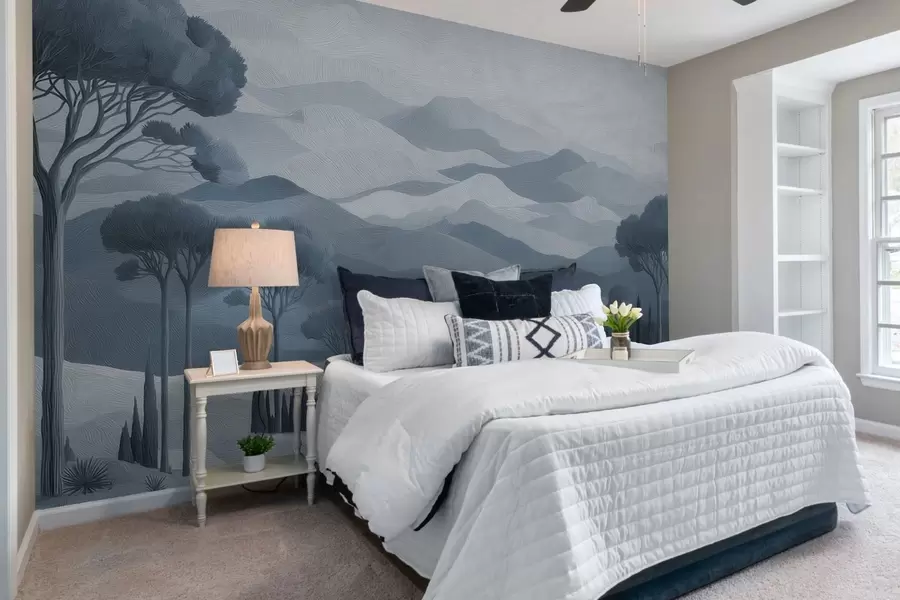 wall murals Landscape in oil paint style w05258v2
