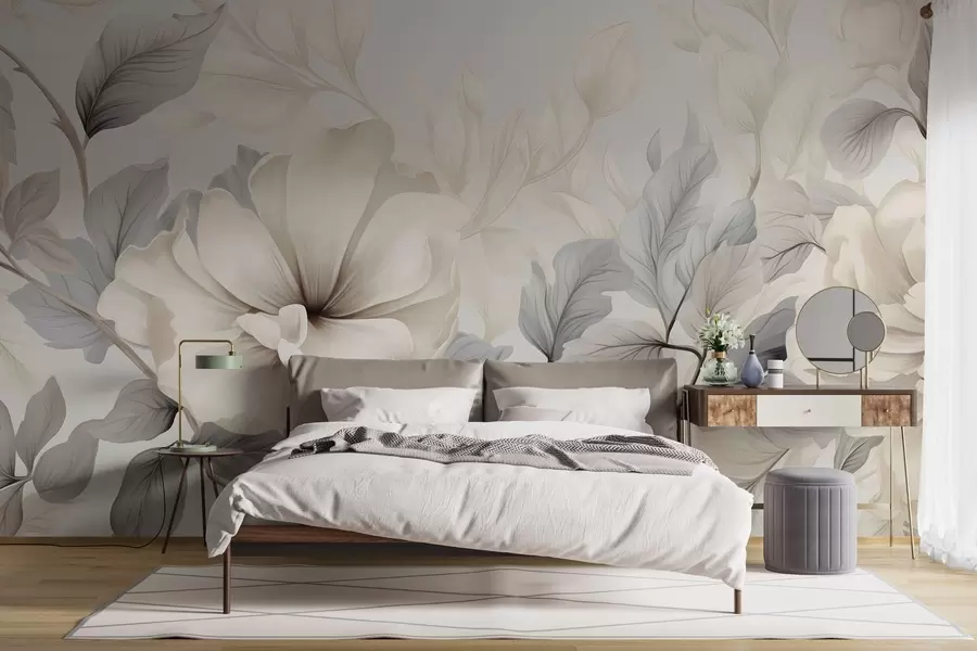 wall murals Fantasy flowers w05291