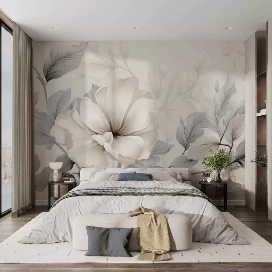 wall murals Fantasy flowers w05291
