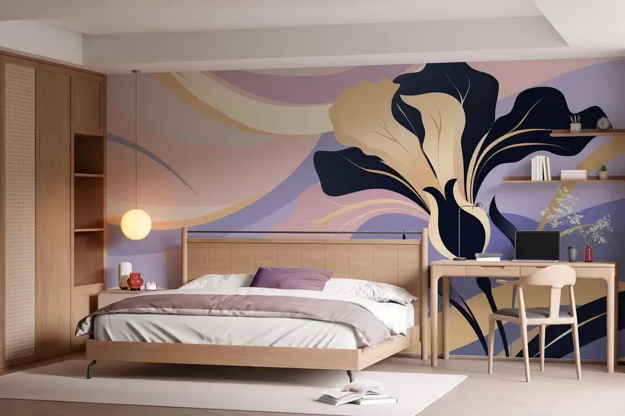 wall murals Abstract iris w05309