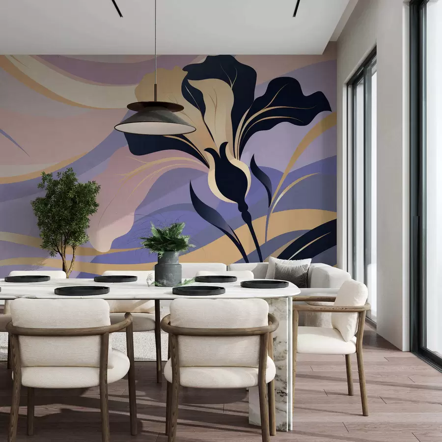 wall murals Abstract iris w05309