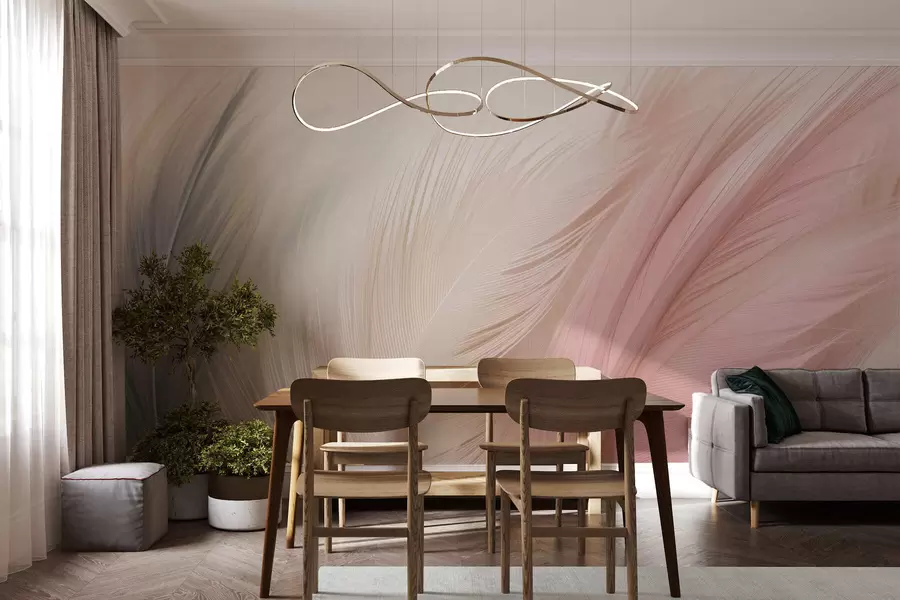 wall murals Breath of feathers w05312