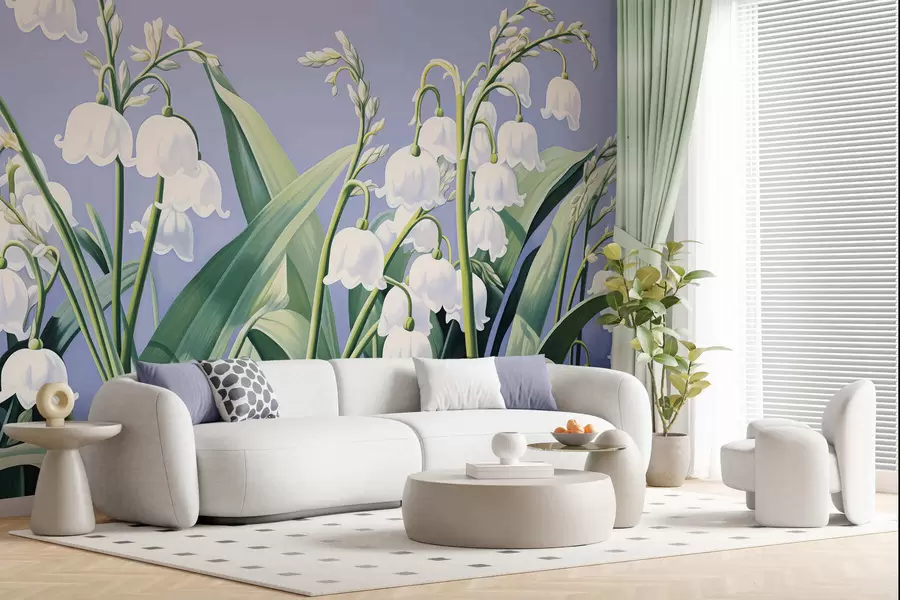 wall murals Lilies at dawn w05314