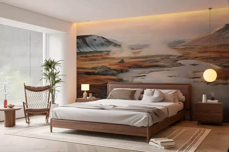 wall murals River valley w05365