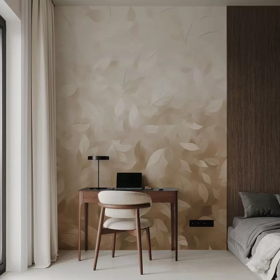 wall murals Leafy whisper w05277