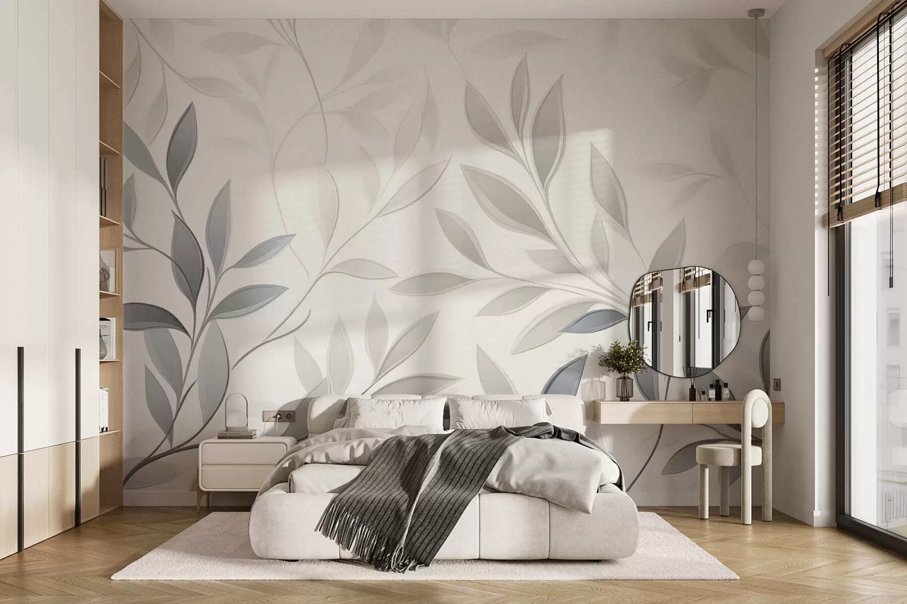 wall murals Silent among the leaves w05279