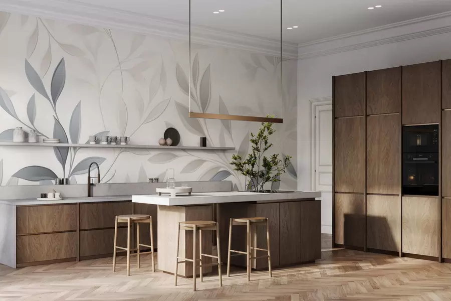 wall murals Silent among the leaves w05279