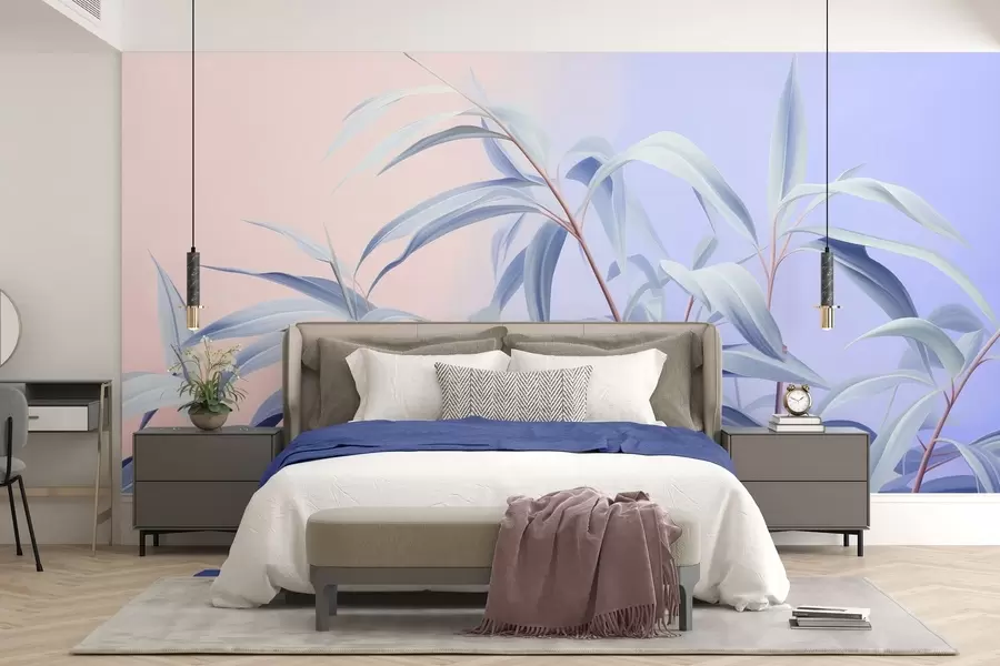 wall murals Melody of foliage w05366