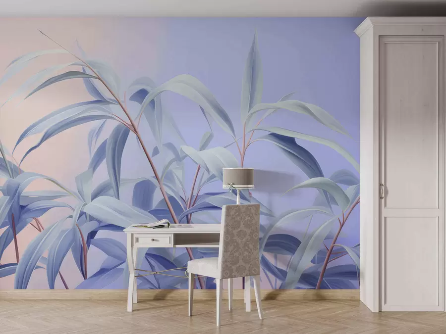wall murals Melody of foliage w05366