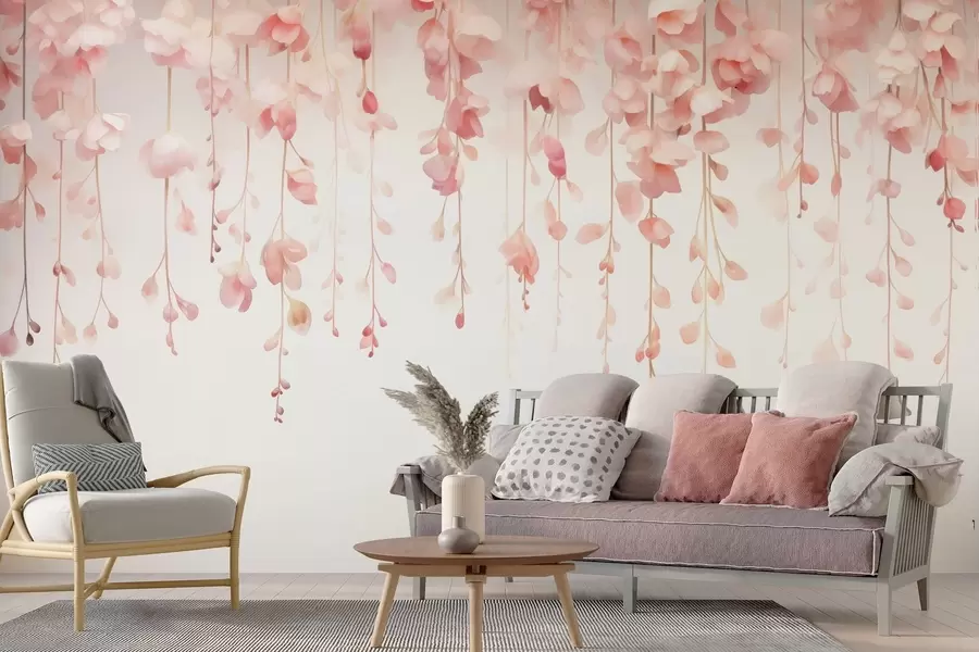wall murals Hanging Floral Pattern w05343