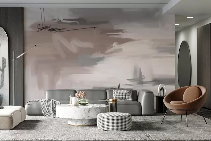 wall murals abstract art in the style of contemporary art w05235