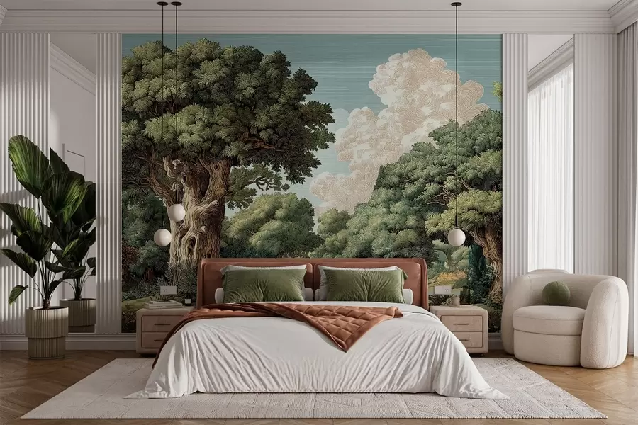 wall murals A forest w05333