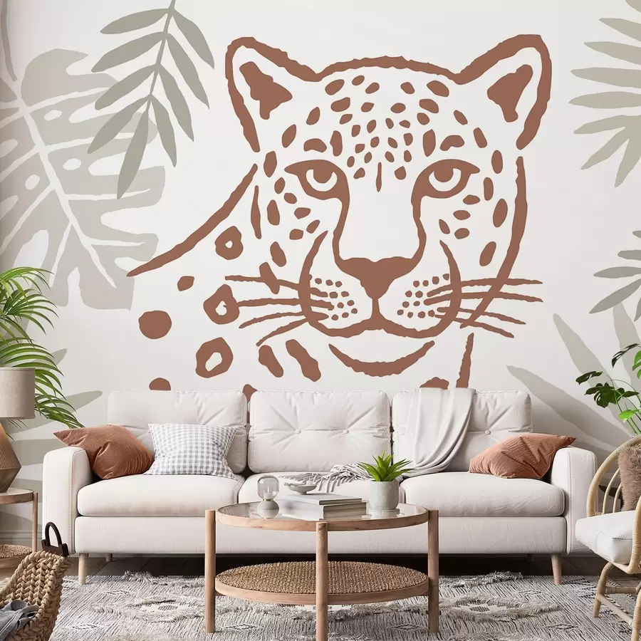 wall murals Leopard among the foliage w05396v1