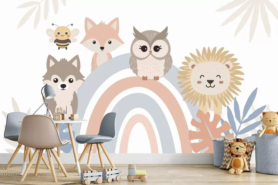 wall murals Cute animals  w05399v1