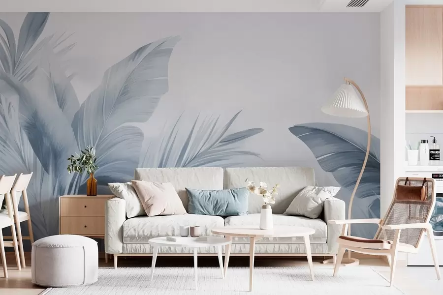 wall murals Banana leaves, long leaves w05377v1