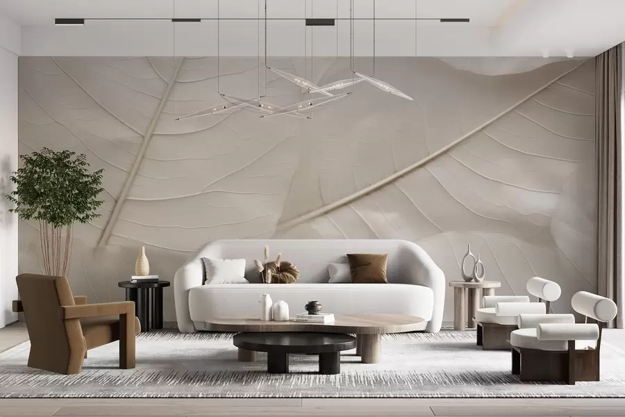 wall murals Elegant Leaf w05328